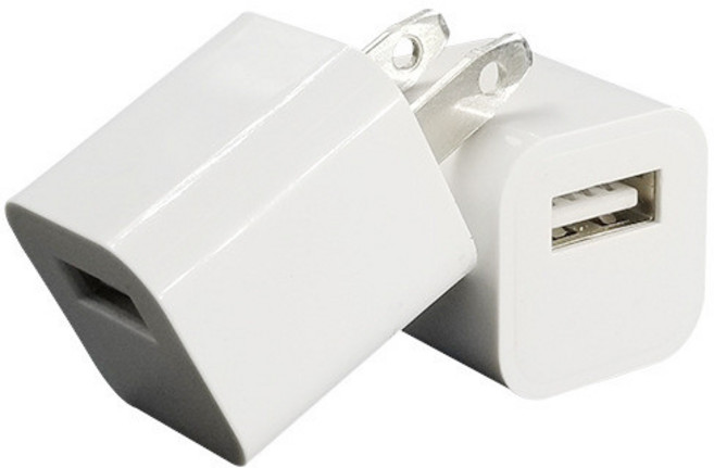 USB電源適配器 手機充電頭 美規 5V1A, 1個, N/A