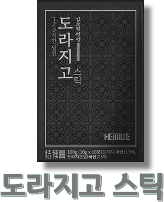 김소형원방 120시간달인 도라지고 스틱, 1개, 100g