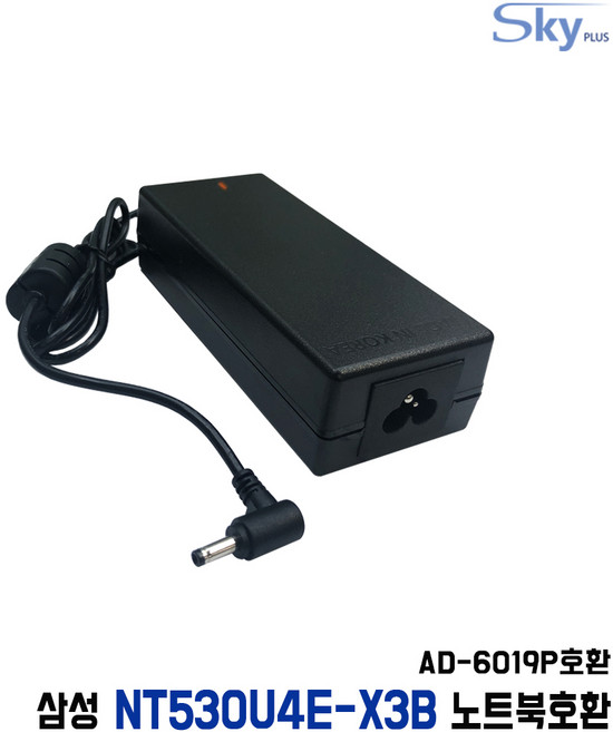 삼성 NT530U4E-X3B노트북 AD-6019P호환 19V3.16A 국산 어댑터, 어댑터 + AC 원코드 1.0m, 1개