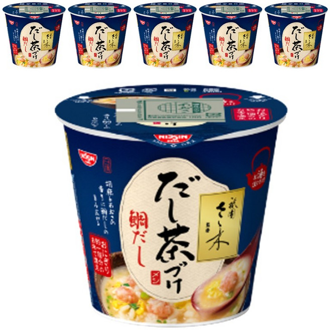 NISSIN 日清 京都佐佐木監修 鰤魚高湯白飯泡茶, 6個, 59g