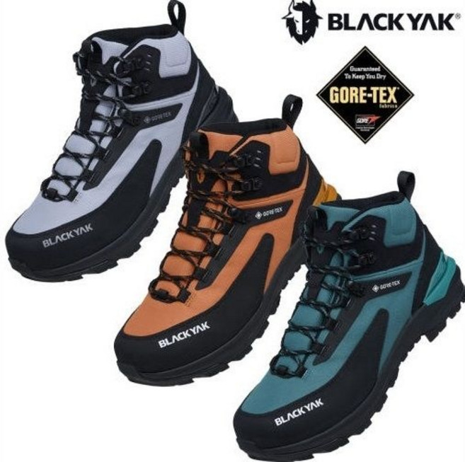 블랙야크 BLACKYAK 남여공용 고어텍스 경량 사계절 등산화 가이드 GTX (3 color) ABYSHXU908 GD 바람막이 등산화 반팔티 백팩 모자