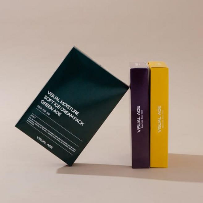 비주얼 모이스처 소프트 아이스크림 팩 3타입 세트, 1개, 1개입