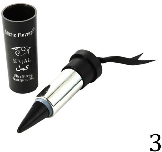 KAJAL 여성용 방수 땀 지속 스모키 아이 라이너 단색 두꺼운 블랙 굵은 눈 펜슬 라이너 젤, 1개, 02 Black - 쿠팡