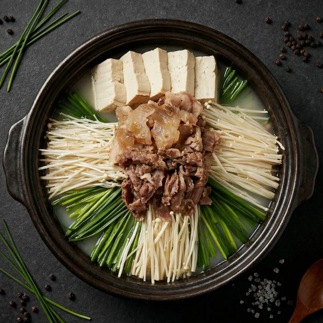 콜라겐 듬뿍 삶은 한우 알스지 500g+몸보신 사골곰탕 500g 증정! 국밥 밀키트 즉석탕 찌개 국거리 안주 스지 즉석 찌개 전골 수육 소힘줄 도가니 수육 도가니탕 마라탕, 1개, 500g