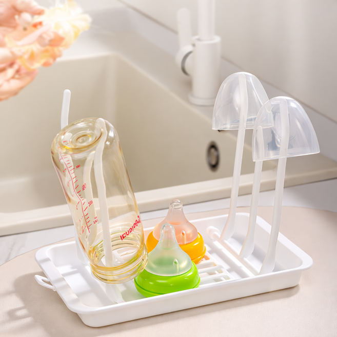 호담즈 빠른건조 위생보관 젖병 건조대, 화이트, 단품