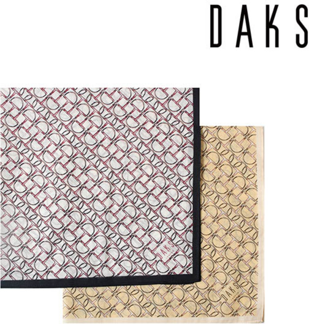 [정품] 닥스 면대 나염 손수건 DGR1305 {균일가 딜}