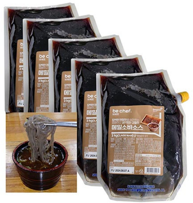 동원 메밀소바소스-1박스(2kgx5개) 업소전문용, 2kg, 5개