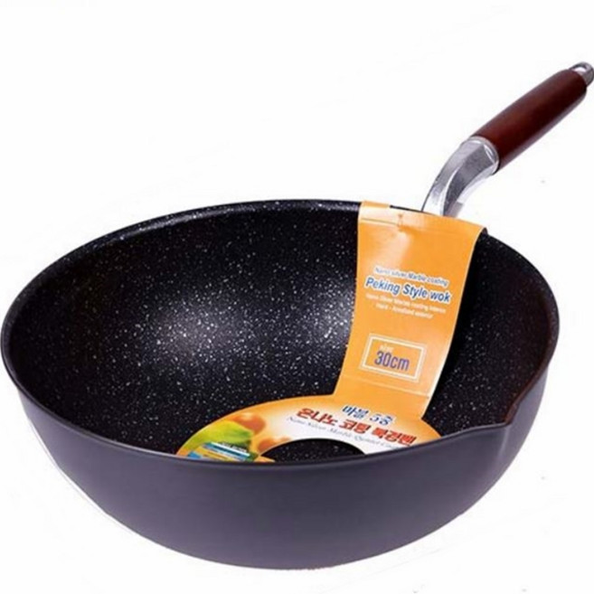 [쉐프앤쿡] 유진토스코 은나노 코팅북경팬, 1개, 26cm