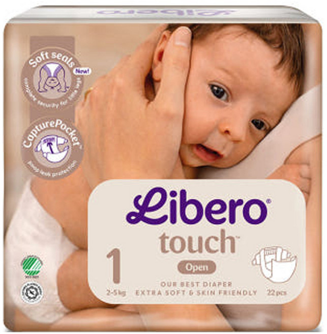 리베로 밴드형 터치 기저귀, 1단계, 22매