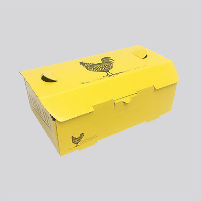 식품포장 치킨박스 옐로우일반 100매, 단품, 100개