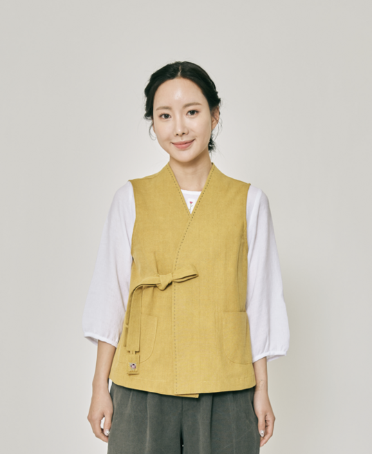 긴고름 면 조끼 4색상 개량한복 생활한복 절복 법복 봄옷 가을옷 여름옷