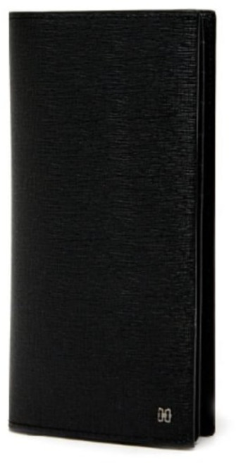 닥스 DAKS DBWA2F831BK [FELTON] 블랙 가죽 DD로고 모던 클래식 장지갑 171218