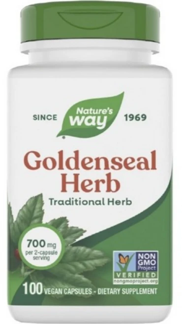 네이쳐스웨이 골든씰 허브 700mg(1회 제공량당) 비건캡슐, 1개, 100정 - 쿠팡