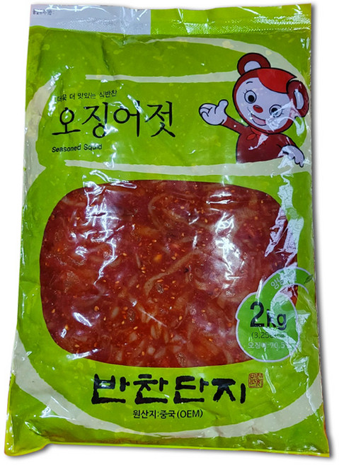 반찬단지 오징어젓 2kg, 1개