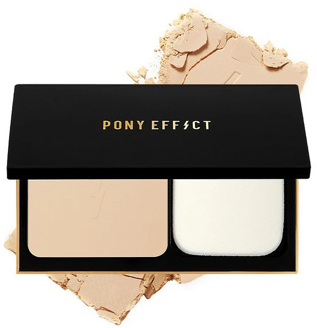 포니이펙트 커버스테이 스킨 커버 파우더 팩트 10.5g, 002 소프트베이지, 1개 - 쿠팡