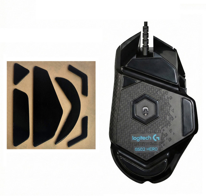 로지텍 마우스 피트 호환 G102 G304 G703 G PRO 지슈라 MX 마스터 애니웨어, 블랙, 로지텍 G502 유선/HERO