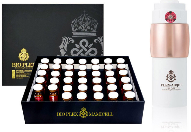 [공식 협력업체] 마미셀 에어젯 + 앰플 50000ppm 6ml 40P+(앰플2개+쥬쥬1개) EGF앰플 인체제대혈 모공 보습 미백 수분 세포배양액 줄기세포 엠플 화장품, 240ml