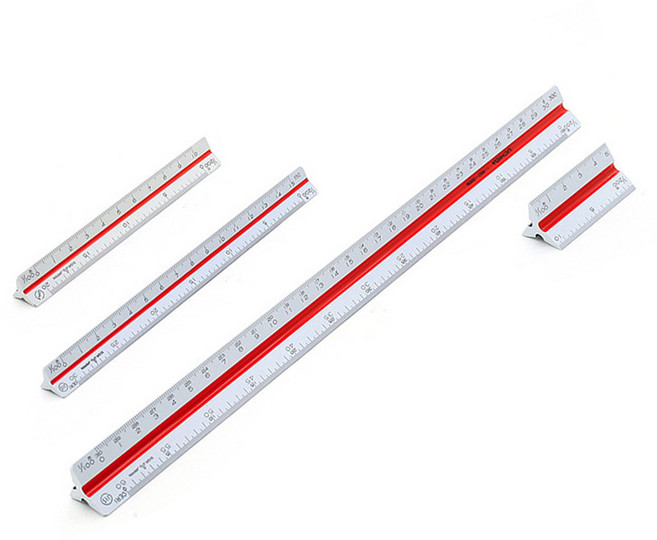 우찌다 삼각스케일, 1개, 15cm