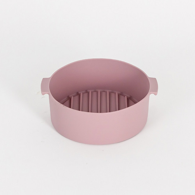 꿈꾸는 리빙 국산 에어프라이 실리콘 팟 에어쿠커 19cm 전자레인지 라면 용기, 1개, 핑크