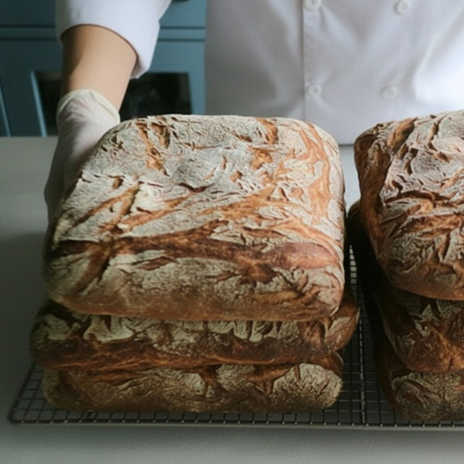 주문 후 생산 슬랩브레드 슬랩빵 천연발효종, 1개, 600g