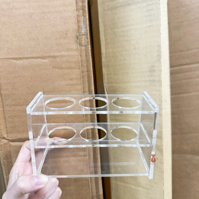 壓克力試管架 咖啡豆展示架, 1個, 透明