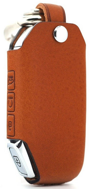 더뉴 레이 스마트키가죽케이스 PK14 키홀더 키링 2023년식~, 미네르바복스브라운