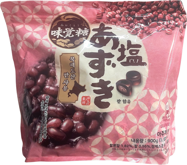 유하미카쿠토 아주끼 팥 캔디, 900g, 1개