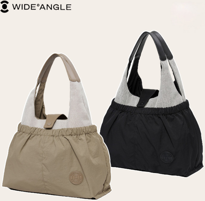 와이드앵글 여성 골프용품 보스턴 경량 골프 파우치백 손가방 패킹 토트백 WWU25B05, Z1:블랙