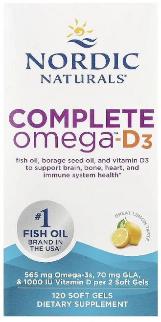 노르딕내츄럴스 컴플리트 오메가-D3 소프트젤120정 피쉬오일 fishoil 생선오일 오메가쓰리, 1개 - 쿠팡