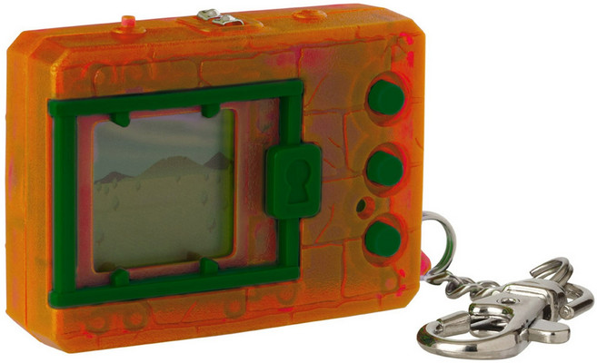 반다이 디지몬 벽돌 디지바이스 오리지널/디지몬X 20주년 다마고치 레트로 게임기 다마고찌, 14.투명오렌지