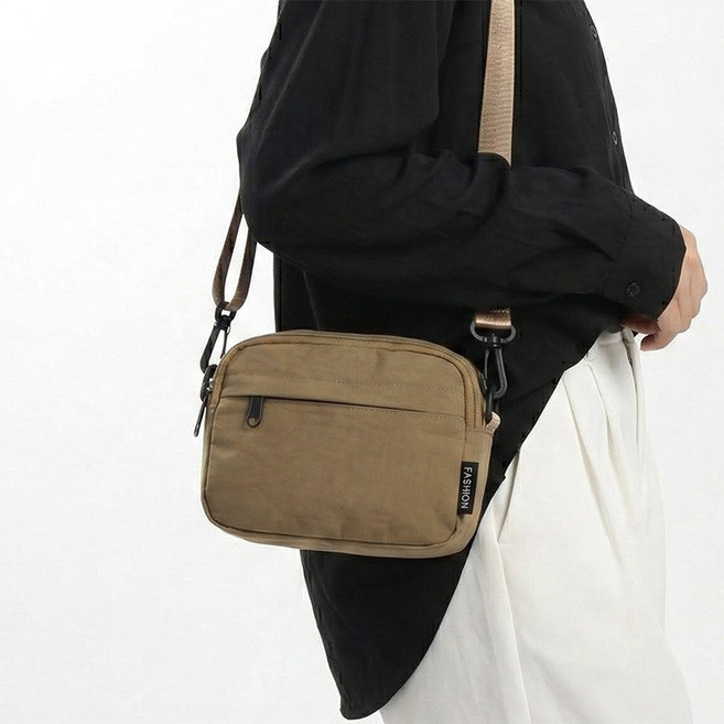 미니 크로스백 메신저백 남녀 공용 일상용 가방 캐주얼 가방