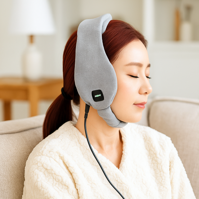 귀건강 원적외선 휴대용 귀 온열찜질기 귀찜질기 귀온열패드 전자파안심 부모님선물