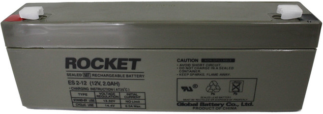 세방전지 로케트 연축전지 납축전지 ES 2-12 (12V 2Ah), 1개, 1개입