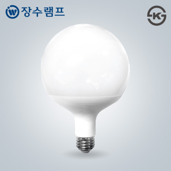 장수램프 LED 볼 전구 G120 15W 인테리어 롱타입 볼램프, 전구색, 1개