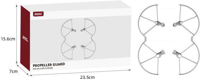 DJI 매빅 에어 2S 드론용 프로펠러 가드 퀵 릴리스 보호 링 케이지 액세서리, 01 Lightweight style, 1개