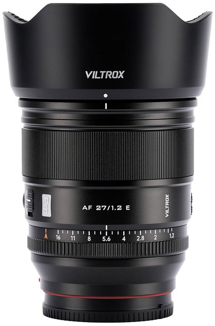 VILTROX 85mm F1.4 Pro FE AF f/1.4 Full Frame Auto Focus Camera Lens for Sony E-Mount Mirrorless Ca, 27mm f/1.2, 1개
