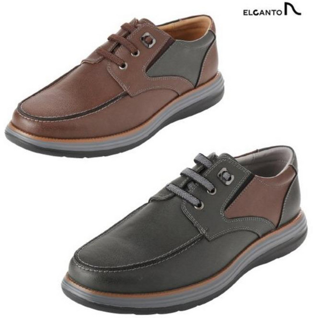 엘칸토 NC부산대점 온라인 [[초대박 초특가!!!]] 남성 천연가죽 속밴딩 기능성 컴포트 캐주얼화