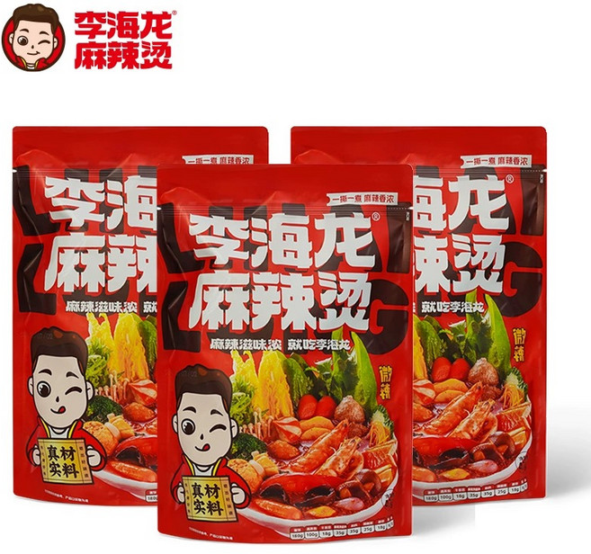 동북 원조 리해룡마라탕 lihailong 마라세가지매운맛 단계, 3개, 437g