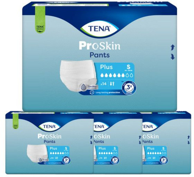 언더웨어 플러스 소형 14매 4팩 성인용기저귀 팬티형 테나