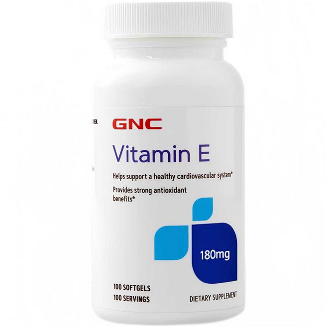 GNC 비타민 E 180mg 소프트젤, 100정, 1개