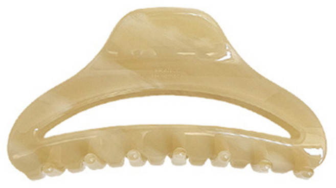 프렌치 아세테이트 헤어핀 뒤통수 머리핀 중간 크기 샤크 클립 대형 클립 올려 고정용 머리 올릴 수 있는 포니테일용 헤어 장식 France handmade