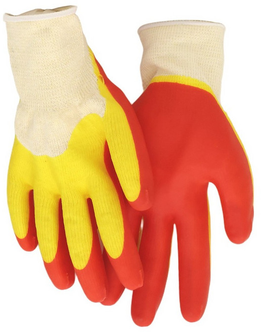 미스티 작업용 목장갑 2중 코팅장갑, 10개, 레드