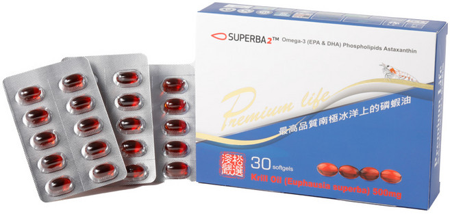 浚松 南極鉑金磷蝦油 磷脂型Omega-3 蝦紅素, 1個, 30顆