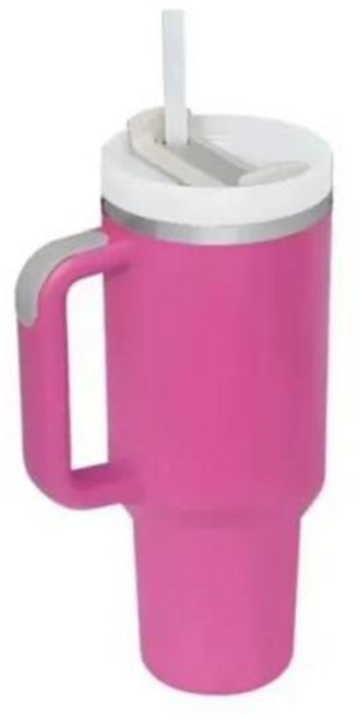 보냉병 손잡이 뚜껑이 있는 맞춤형 빨대 40 oz 스테인리스 스틸 진공 보온병 여행용 자동차, 1개, 4) 1200MI  I