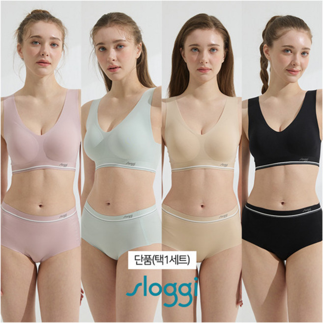 [슬로기] [단품] 26SS NEW 투톤 보정 브라팬티 1세트