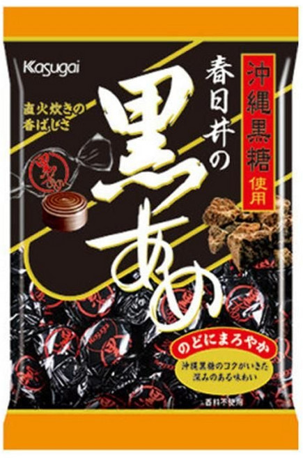 구로아메 흑사탕 캔디 129g 카수가이lov2+6Cqd, 1