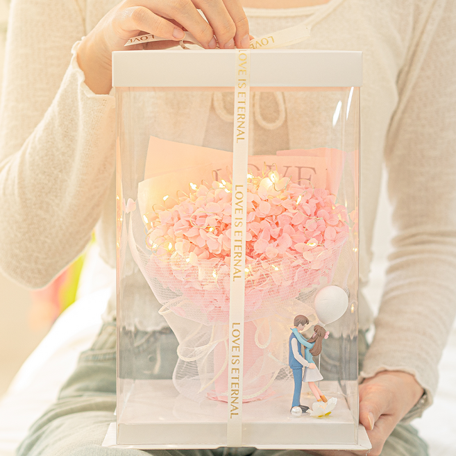 이벤트용 시들지 않는 "1000일화" 수국 4color, 핑크