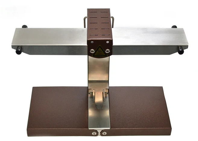 110V/220V 상업용 라클렛 치즈 그릴 - HK-Cmd04 전기 치즈 가열기 서양 음식 카페용, 01 브라운, 03 미국