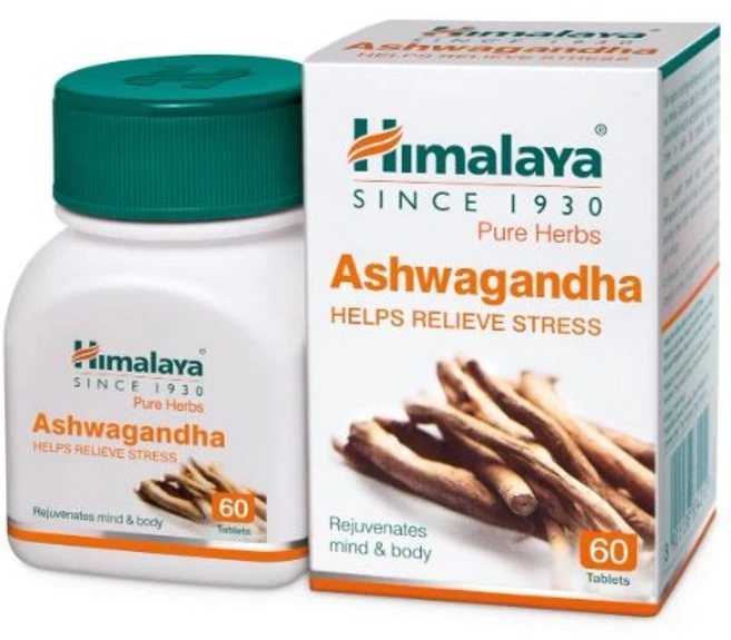 Himalaya Ashvagandha 60Tablets Stress Relief Rejuvenates Mind & Body Improves Strength & Energy, 60정, 1세트 - 쿠팡