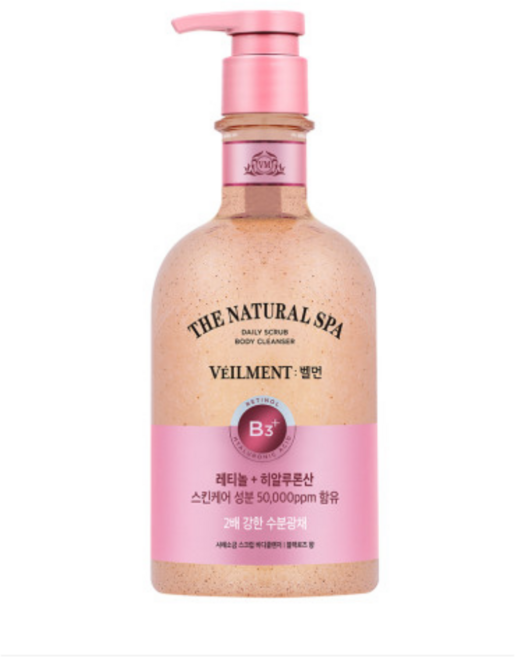 온더바디 벨먼 내추럴 스파 블랙로즈 & 사해소금 스크럽 바디클렌저, 2개